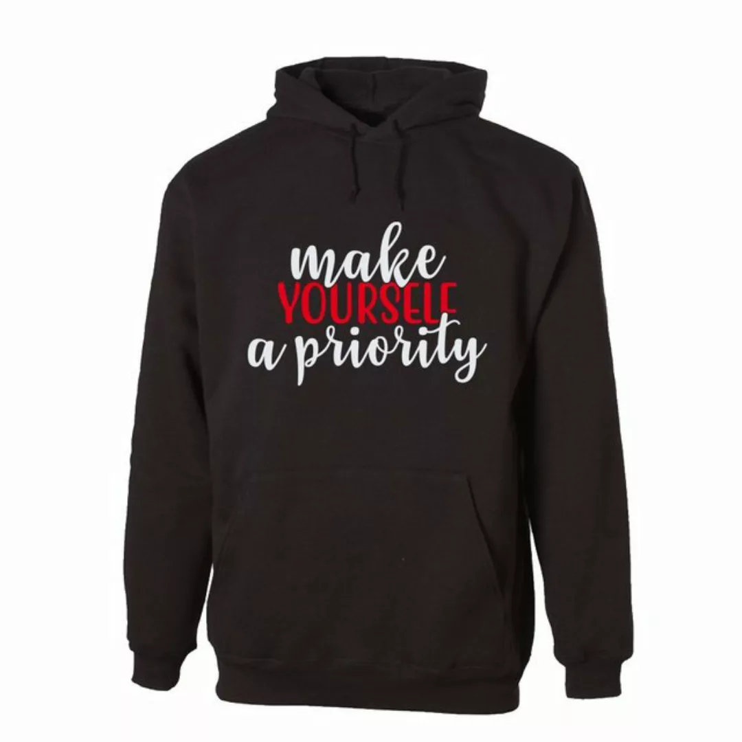 G-graphics Hoodie Make yourself a priority mit trendigem Frontprint, Aufdru günstig online kaufen