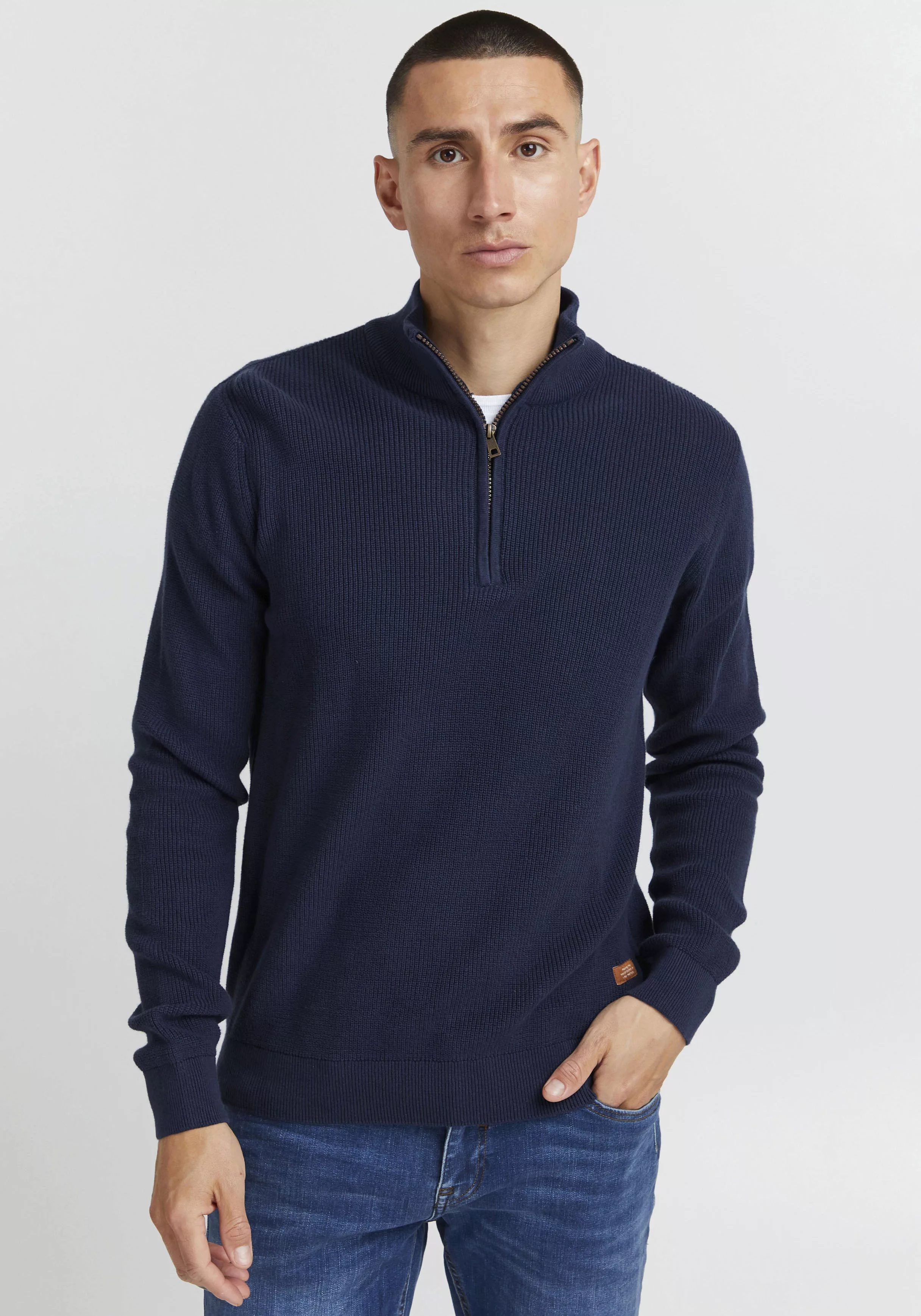 Blend Stehkragenpullover "BL Pullover BHCodford half-zipp" günstig online kaufen