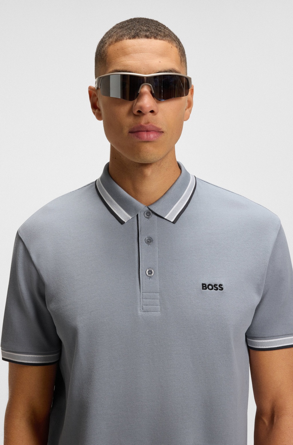 BOSS GREEN Poloshirt "Paddy", mit kontrastfarbenen Streifen am Kragen günstig online kaufen