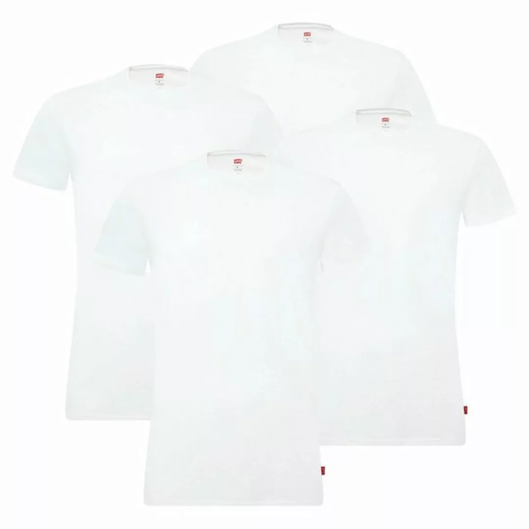 Levi's® T-Shirt Herren T-Shirts, 4er Pack - Rundhals, Kurzarm, (Packung, 4e günstig online kaufen