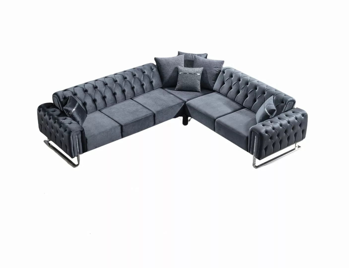 Villa Möbel Ecksofa Nova, Set, mit Relax-/Bettfunktion durch umklappbare Rü günstig online kaufen