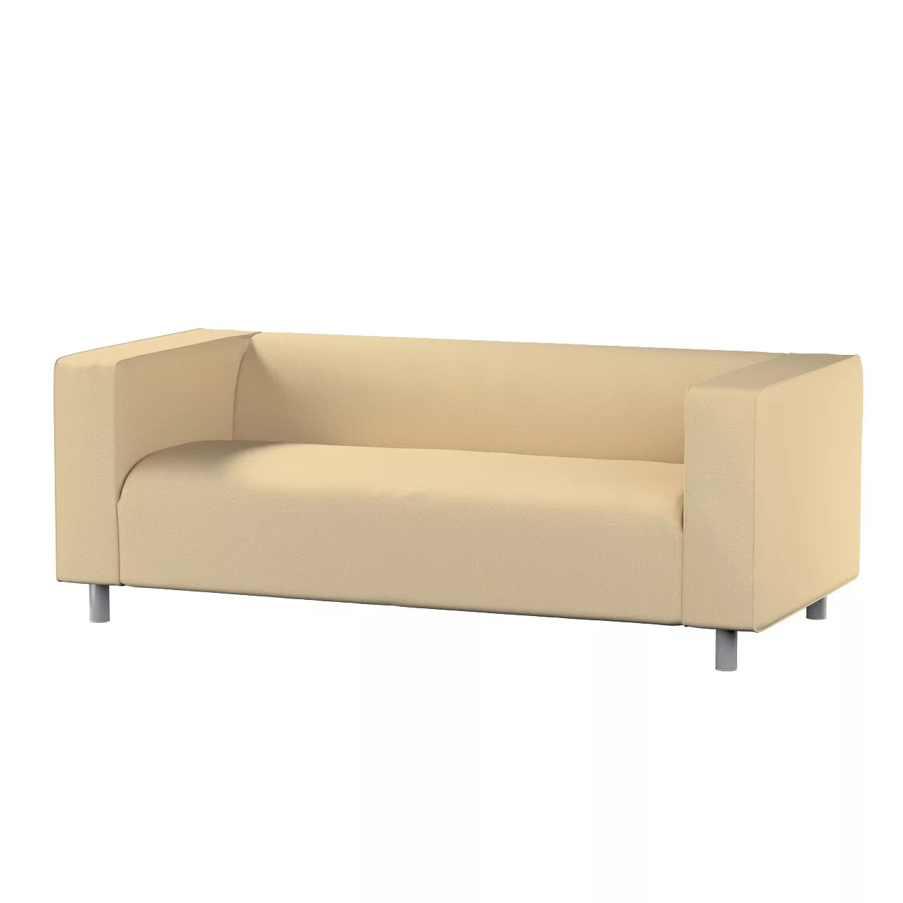 Bezug für Klippan 2-Sitzer Sofa, sandfarben, Sofahusse, Klippan 2-Sitzer, C günstig online kaufen