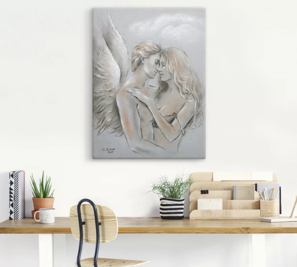Artland Wandbild "Engel auf Erden", klassische Fantasie, (1 St.), als Leinw günstig online kaufen