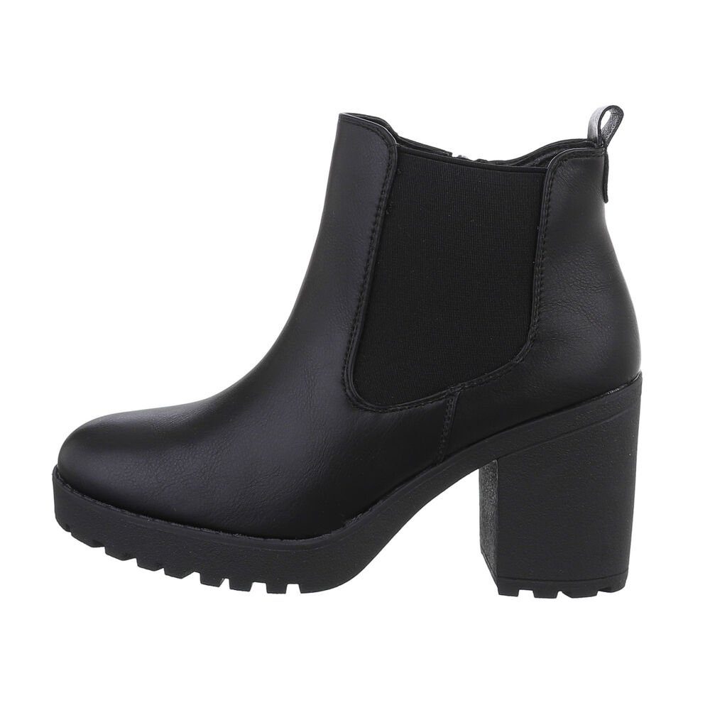 Ital-Design Damen Chelsea Freizeit High-Heel-Stiefelette (84206477) günstig online kaufen