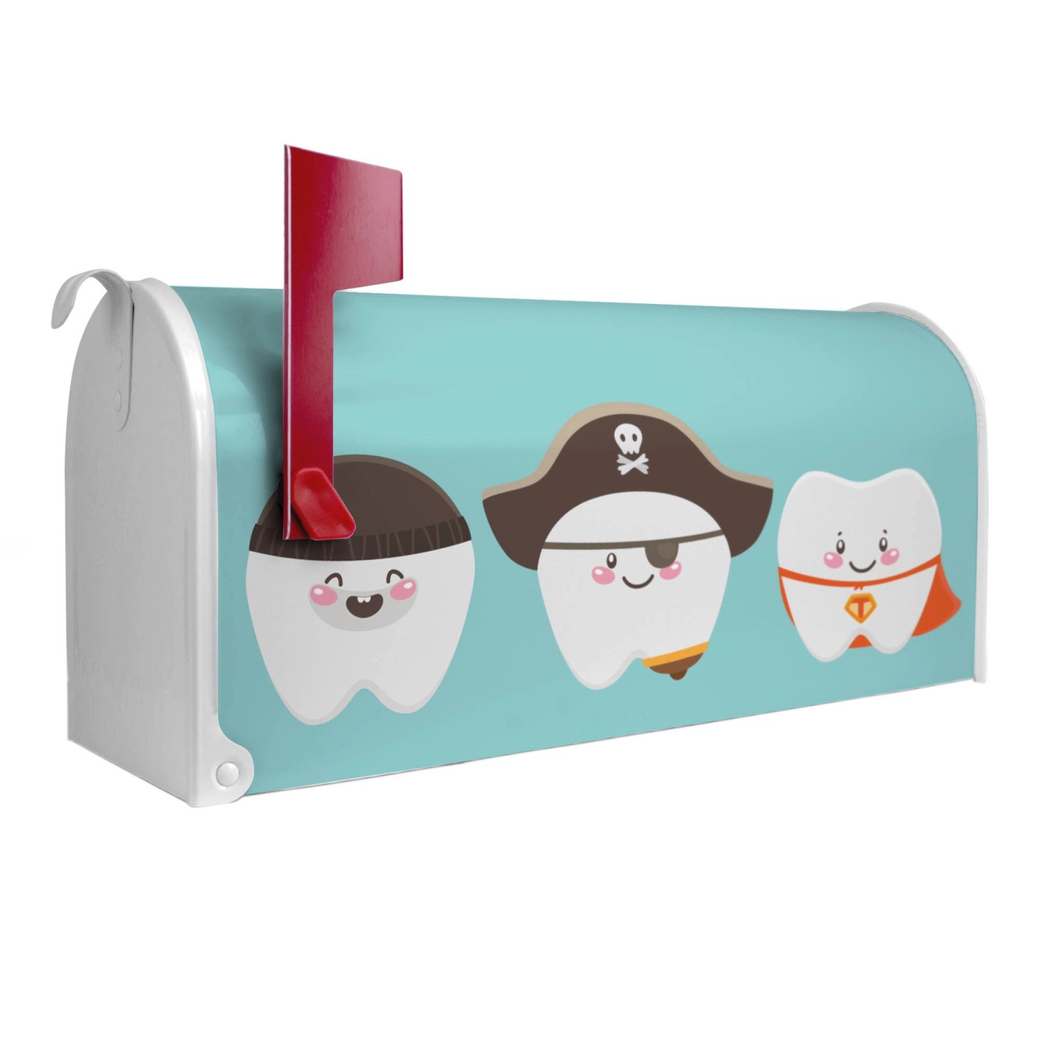 Banjado Amerikanischer Briefkasten Weiß 48x22x16cm US Mailbox Letterbox Pos günstig online kaufen