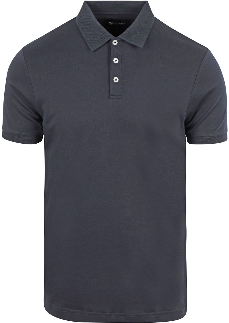 Suitable Liquid Poloshirt Navy  - Größe XL günstig online kaufen