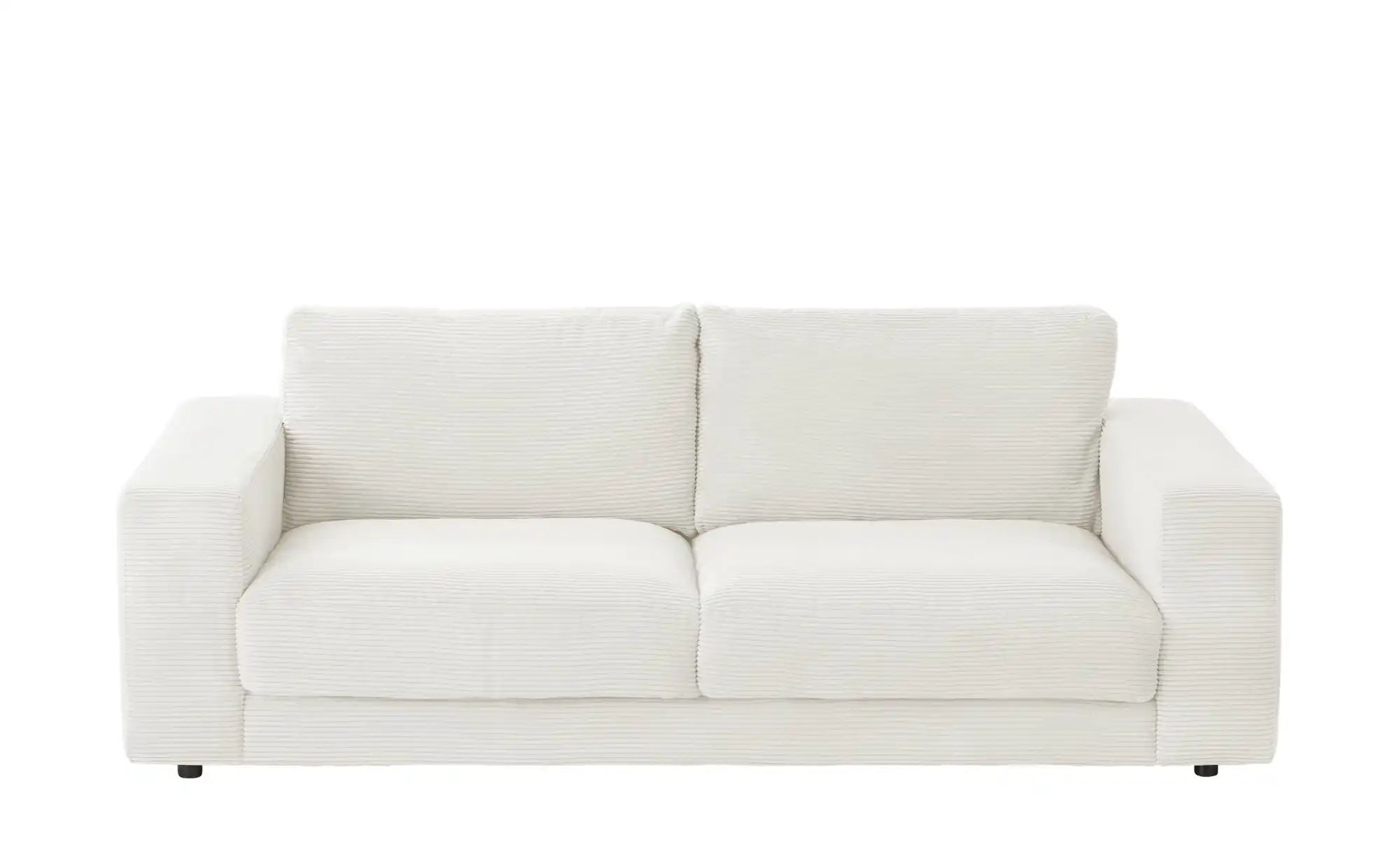 Jette Home Cordsofa  Sila ¦ weiß ¦ Maße (cm): B: 230 H: 85 T: 127 Polstermö günstig online kaufen