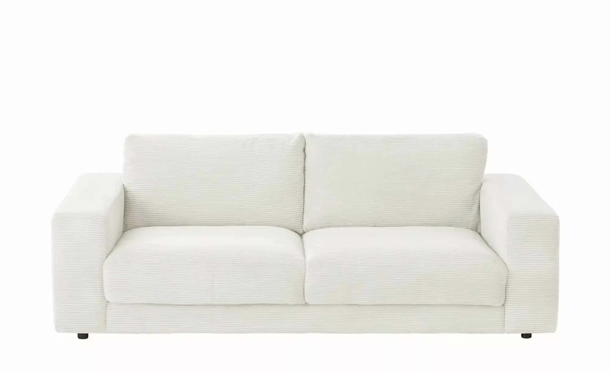 Jette Home Cordsofa  Sila ¦ weiß ¦ Maße (cm): B: 230 H: 85 T: 127 Polstermö günstig online kaufen