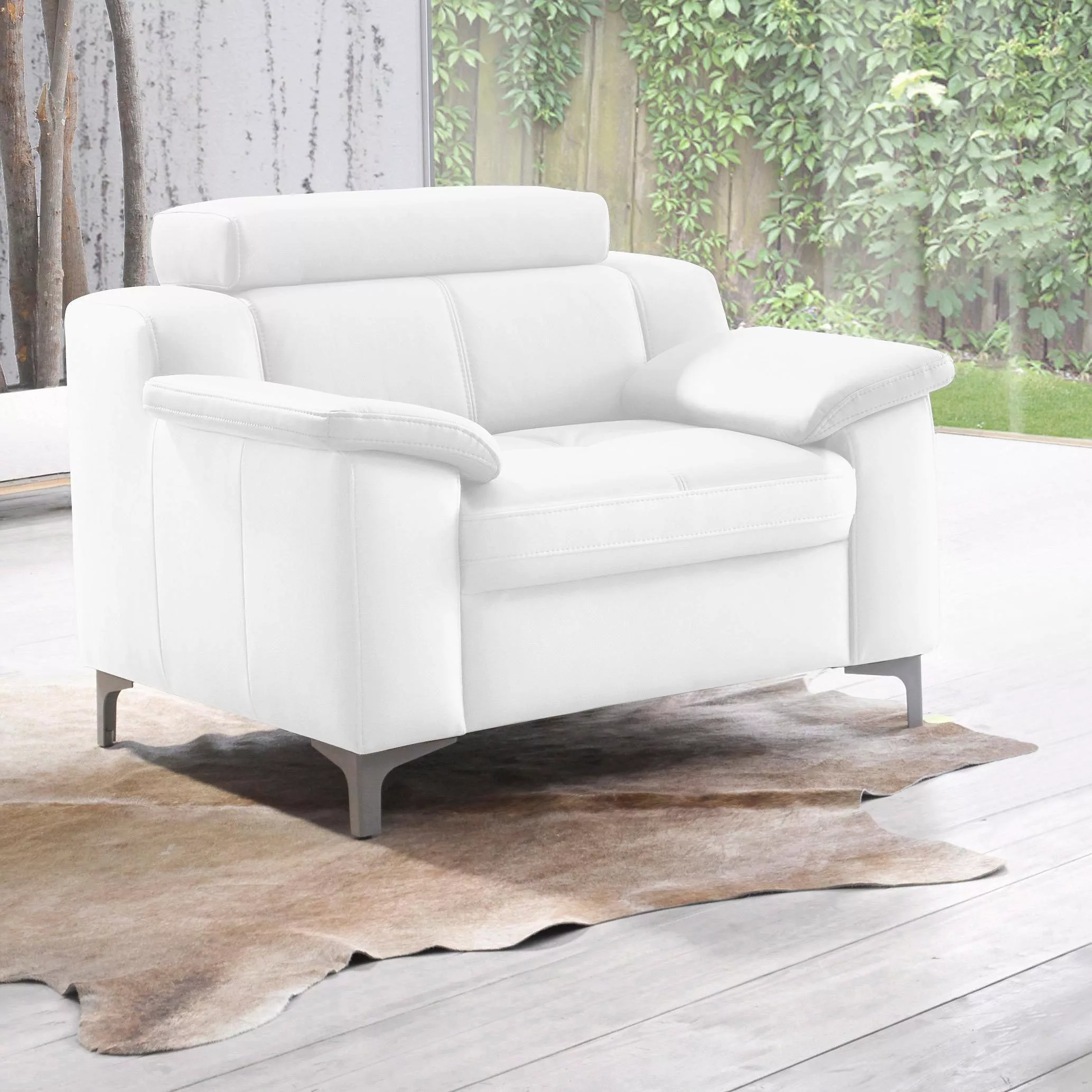 exxpo - sofa fashion Sessel »Florenz, Loungesessel, Relaxsessel mit hohem S günstig online kaufen