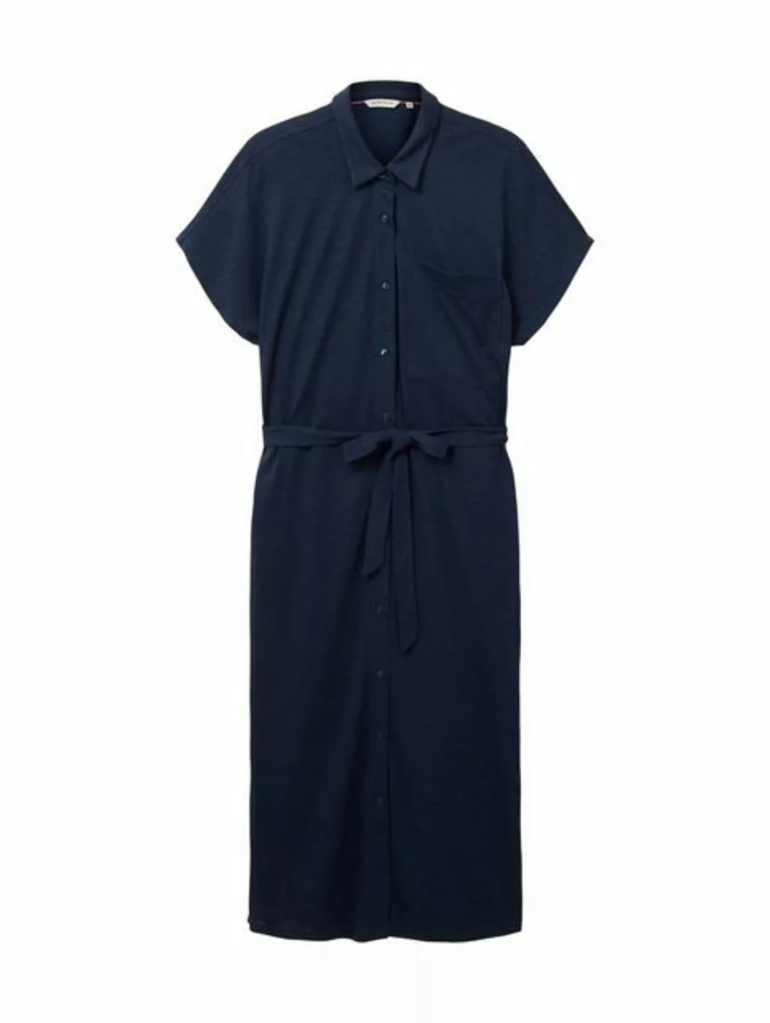 Tom Tailor Kleid SOLID SEERSUCKER - Regular Fit günstig online kaufen