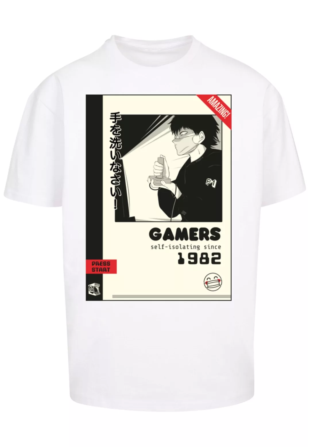 F4NT4STIC T-Shirt "selfisolating since 1982 Retro Gaming SEVENSQUARED", Pri günstig online kaufen