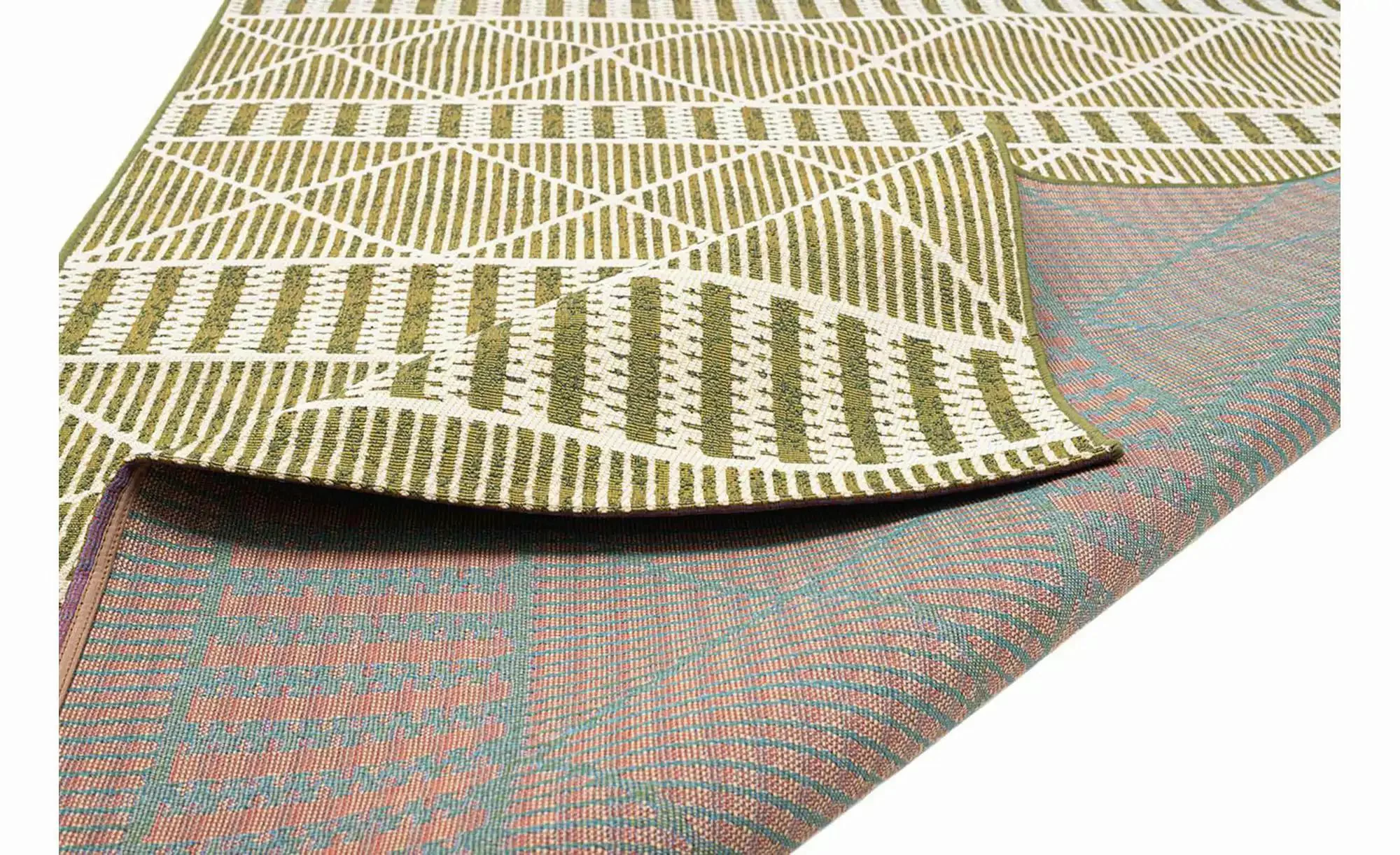 Tom Tailor Outdoorteppich  Funky Geometric ¦ schwarz ¦ Synthetische Fasern günstig online kaufen