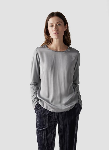 LeComte Blusenshirt LeComte Glänzendes Langarmshirt günstig online kaufen