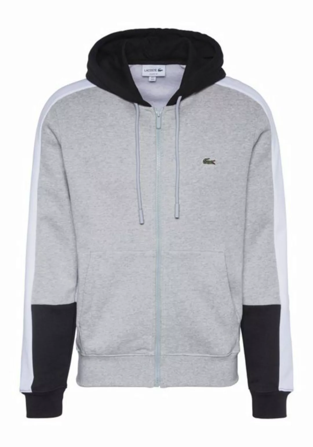 Lacoste Kapuzensweatshirt SWEATJACKE mit unterschiedlichen Farbeinsätzen günstig online kaufen