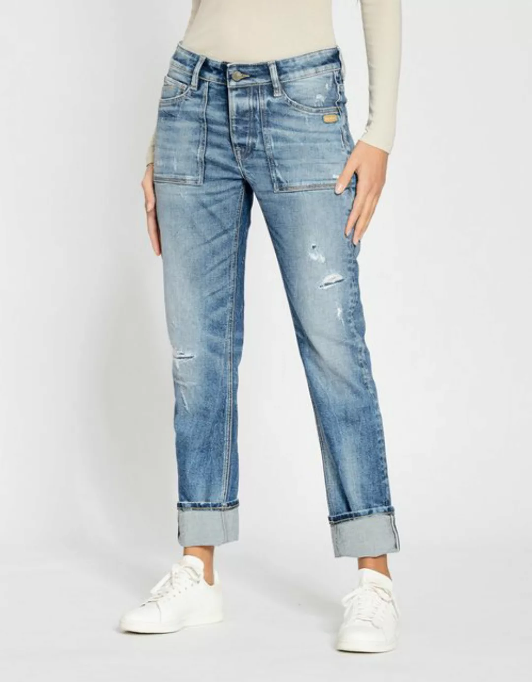 GANG Boyfriend-Jeans 94NICA WORKER günstig online kaufen