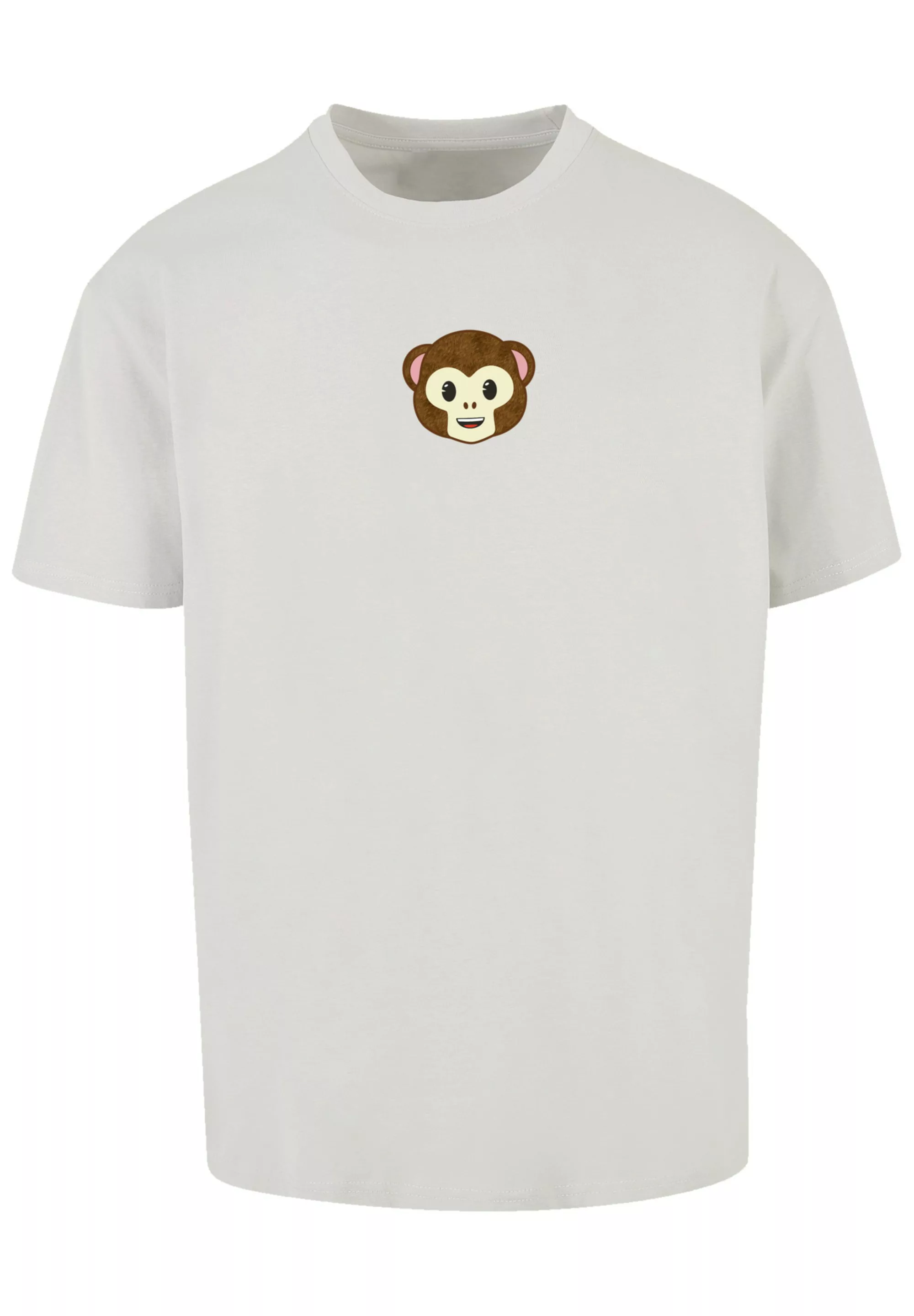 F4NT4STIC T-Shirt "emoji couture smiling monkey furry face", Premium Qualit günstig online kaufen