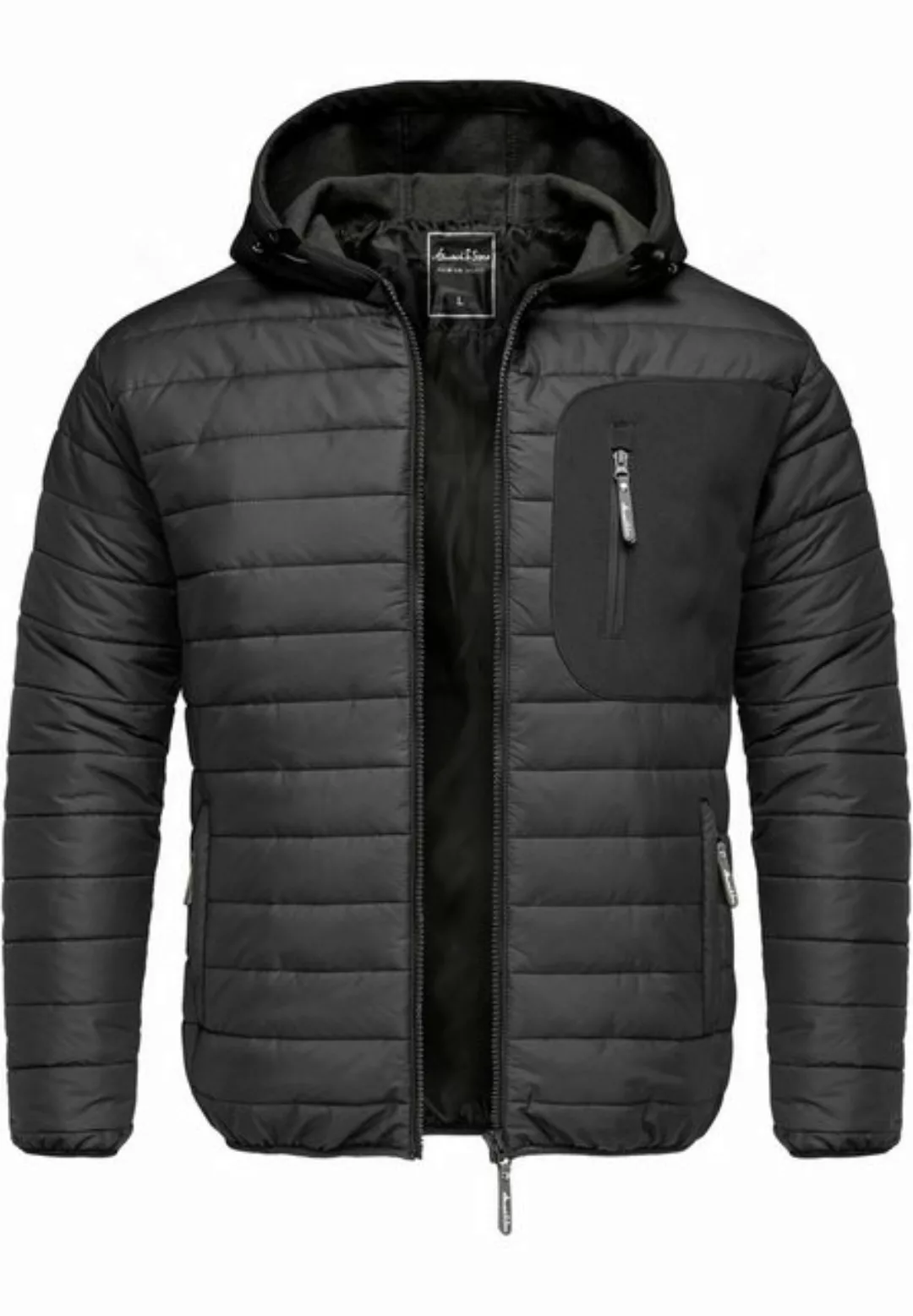 Amaci&Sons Steppjacke MACON Hybrid Steppjacke Hybrid Softshell Herren Outdo günstig online kaufen