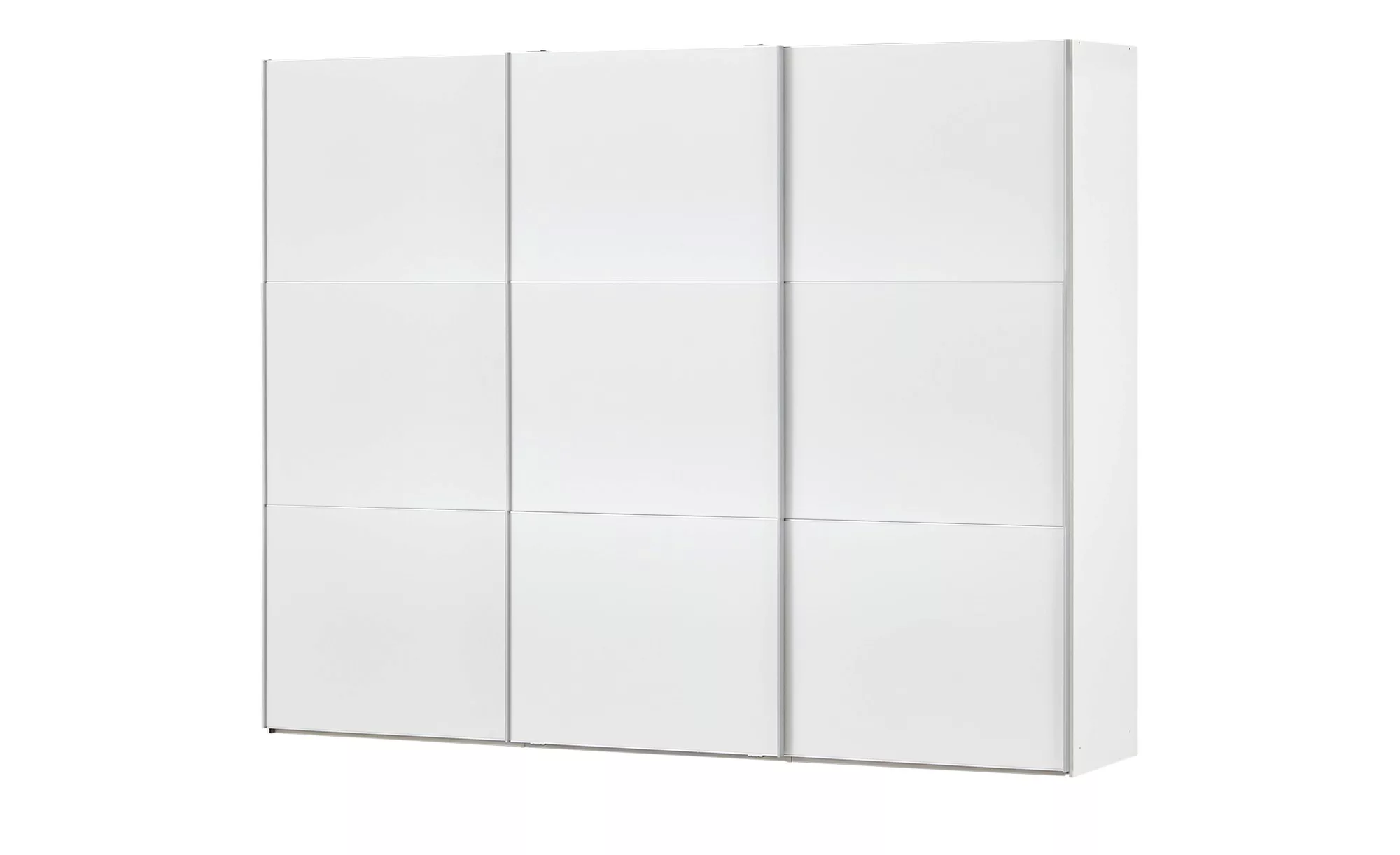 Schwebetürenschrank - weiß - 298 cm - 222 cm - 68 cm - Schränke > Kleidersc günstig online kaufen