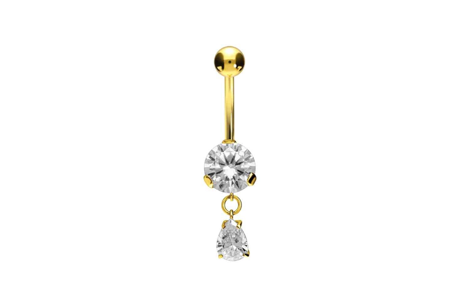 PIERCINGLINE Bauchnabelpiercing Titan Bananabell mit Innengewinde günstig online kaufen