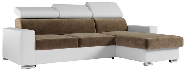 MKS MÖBEL Ecksofa FOX, Wohnlandschaft - L - Form Couch mit Schlaffunktion, günstig online kaufen