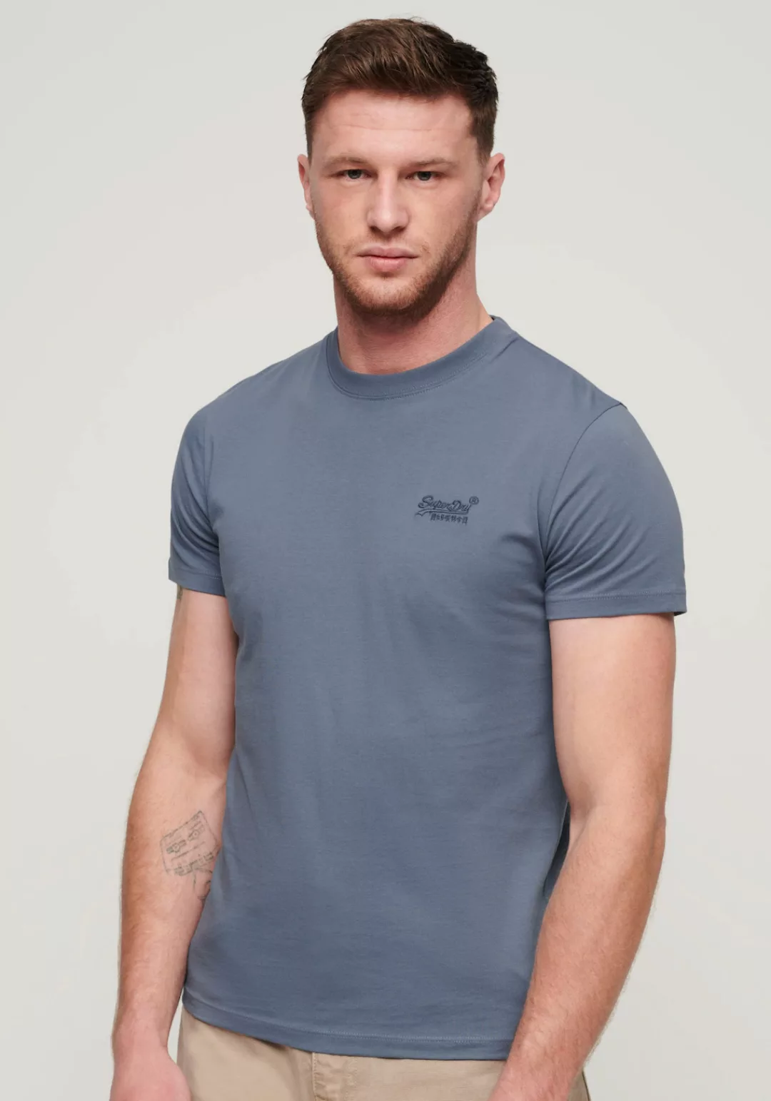 Superdry Rundhalsshirt SD-ESSENTIAL LOGO EMB TEE UB günstig online kaufen