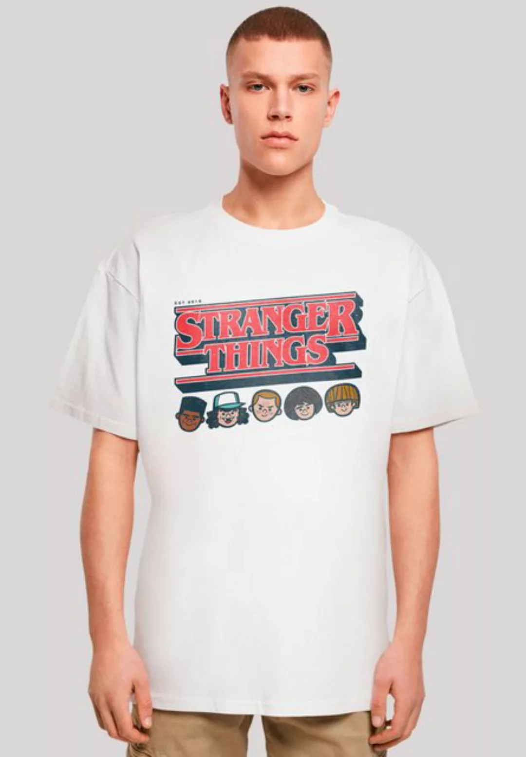 F4NT4STIC T-Shirt "Stranger Things Caricature Logo", Premium Qualität günstig online kaufen