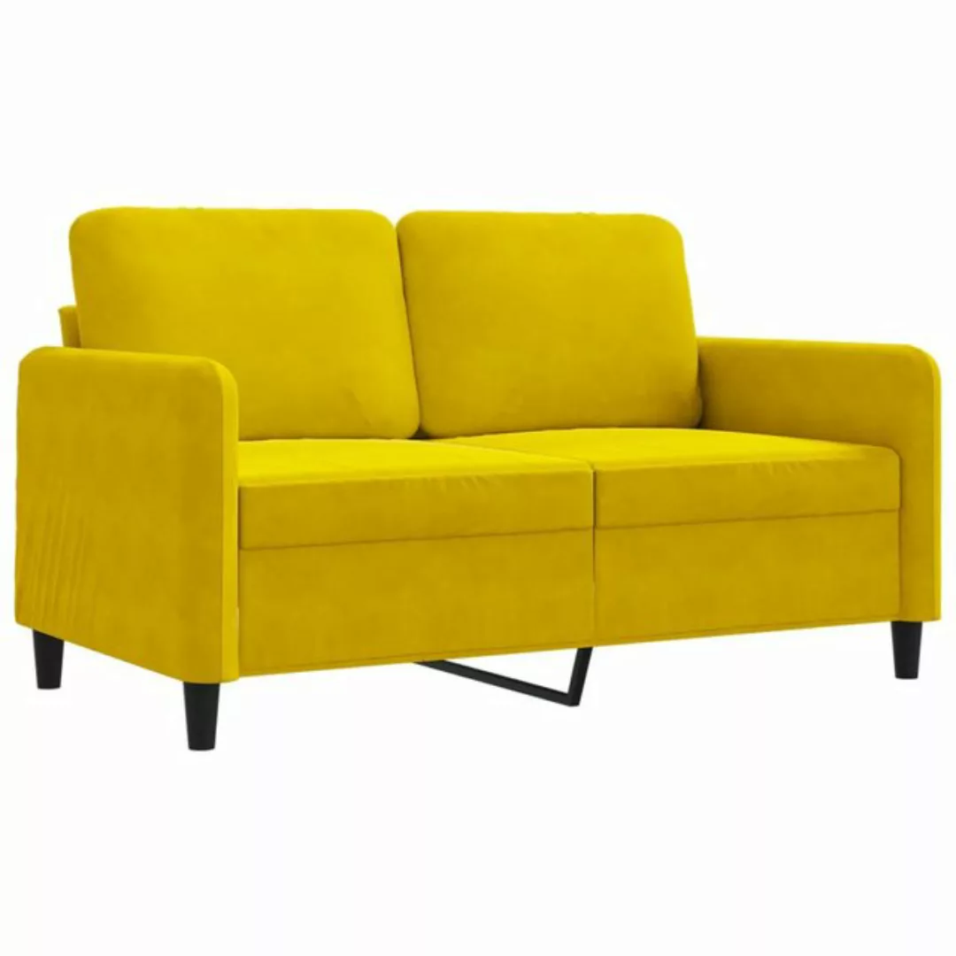 vidaXL Sofa, 2-Sitzer-Sofa Braun 120 cm Samt günstig online kaufen