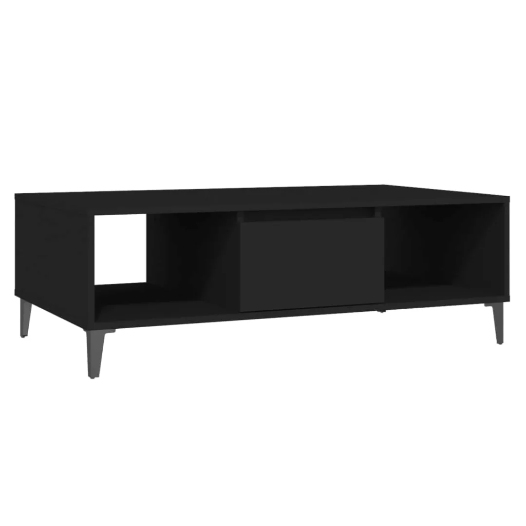 Couchtisch Schwarz 103,5x60x35 Cm Spanplatte günstig online kaufen