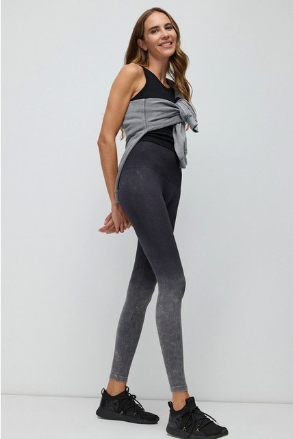 No Matter What Leggings Hochtaillierte Nahtlose Sportleggings in Anthrazit günstig online kaufen