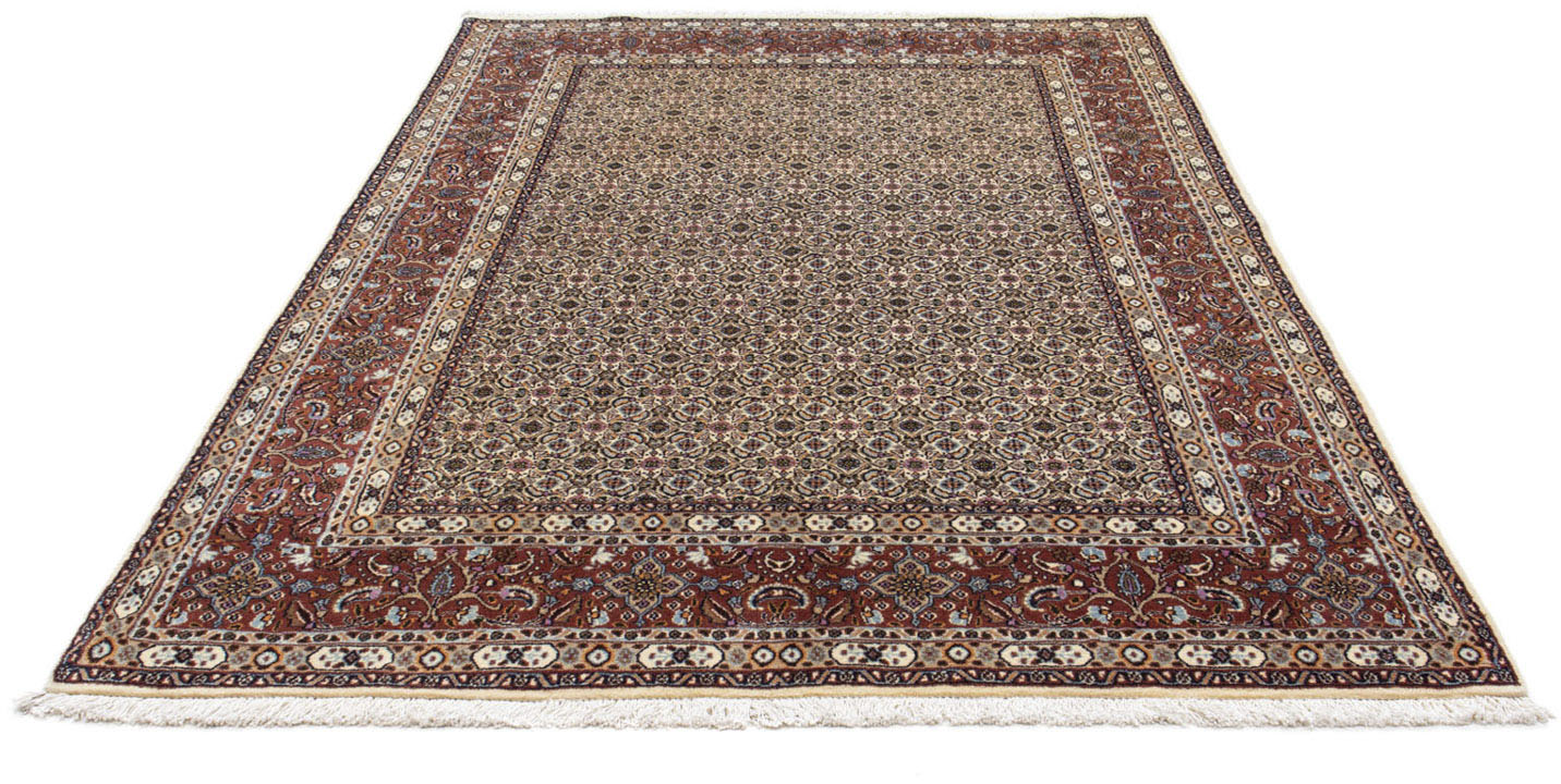 morgenland Wollteppich »Moud Stark Gemustert Beige 237 x 157 cm«, rechtecki günstig online kaufen