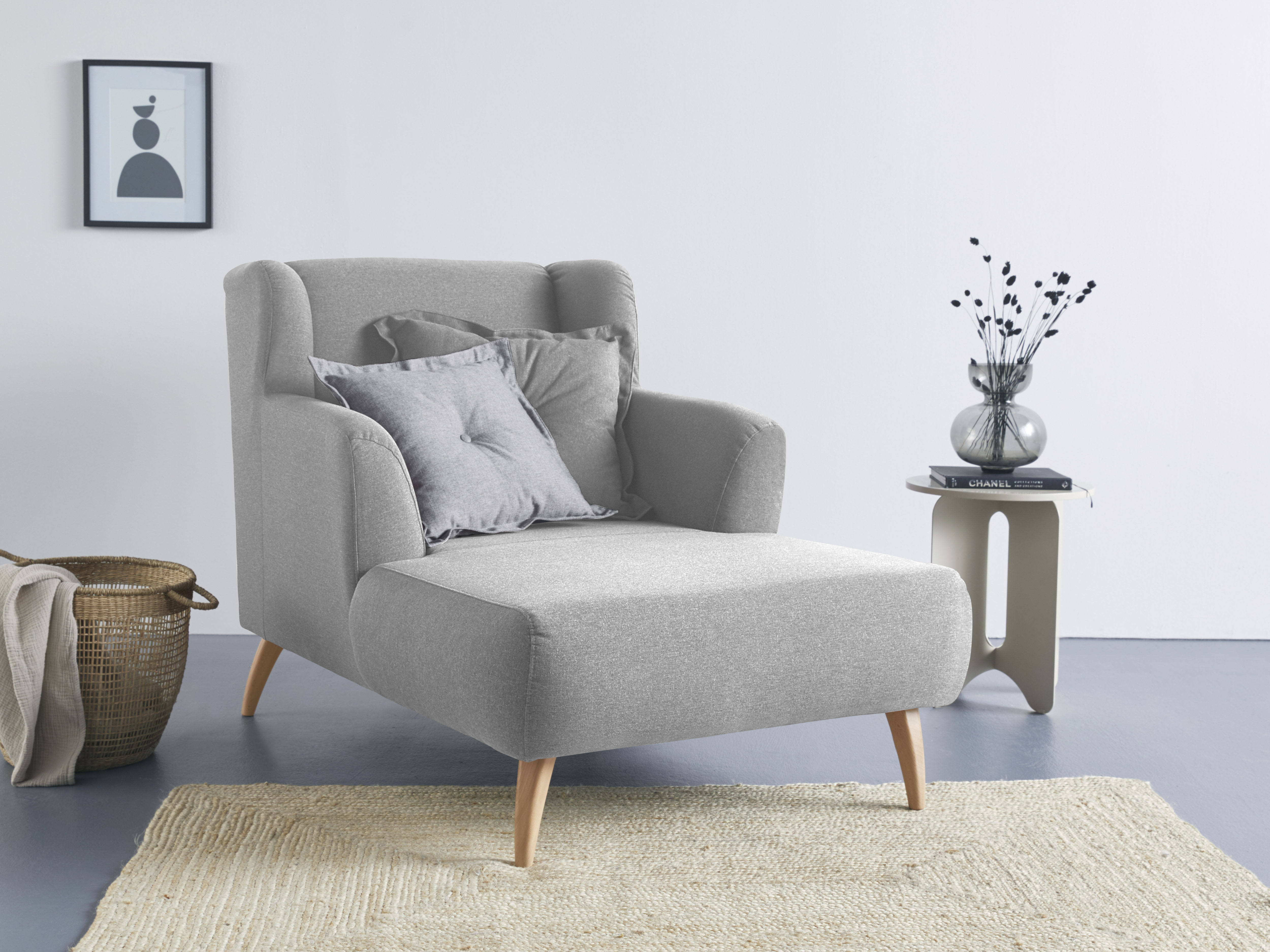 Home affaire Loveseat "Baggio Kuschel Mega Lounge Big Sessel" günstig online kaufen