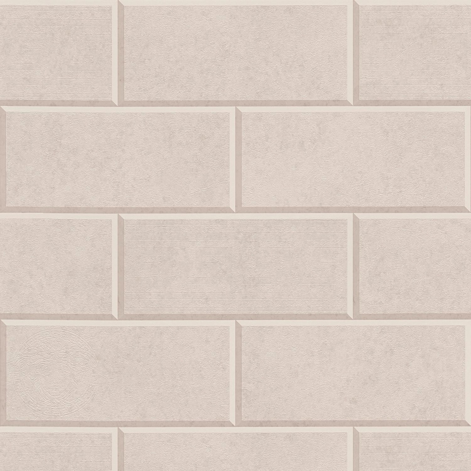 PROFHOME 343223-GU Stein Kacheln Tapete Uni Matt Beige 7,035 m2 0,70 m x 10 günstig online kaufen