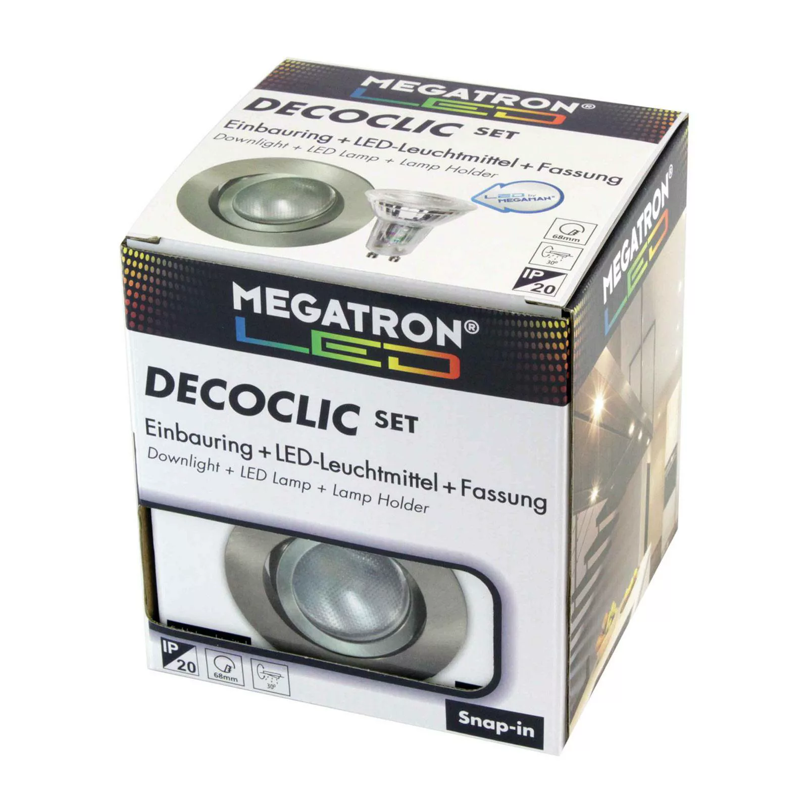 Megatron LED-Einbauspot Set 2800K eb MT75403 günstig online kaufen