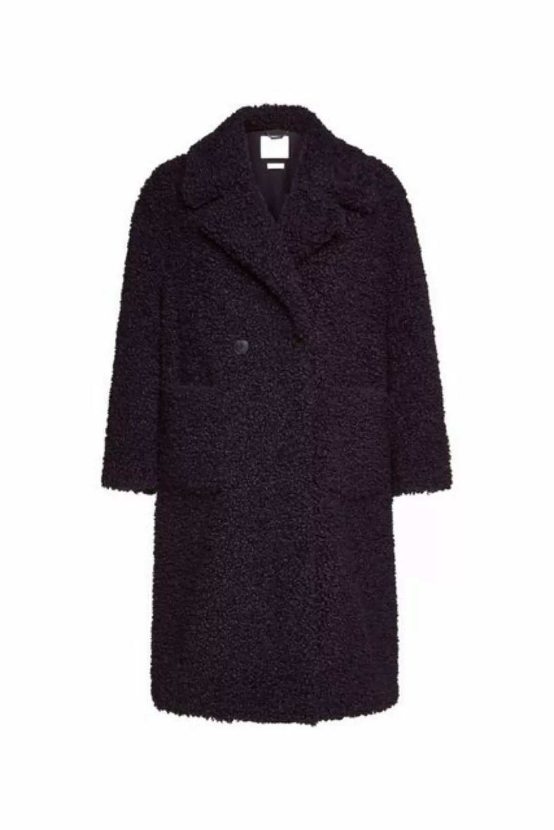 Rich & Royal Wintermantel Damen Mantel aus Teddyfell Oversized Fit (1-tlg) günstig online kaufen