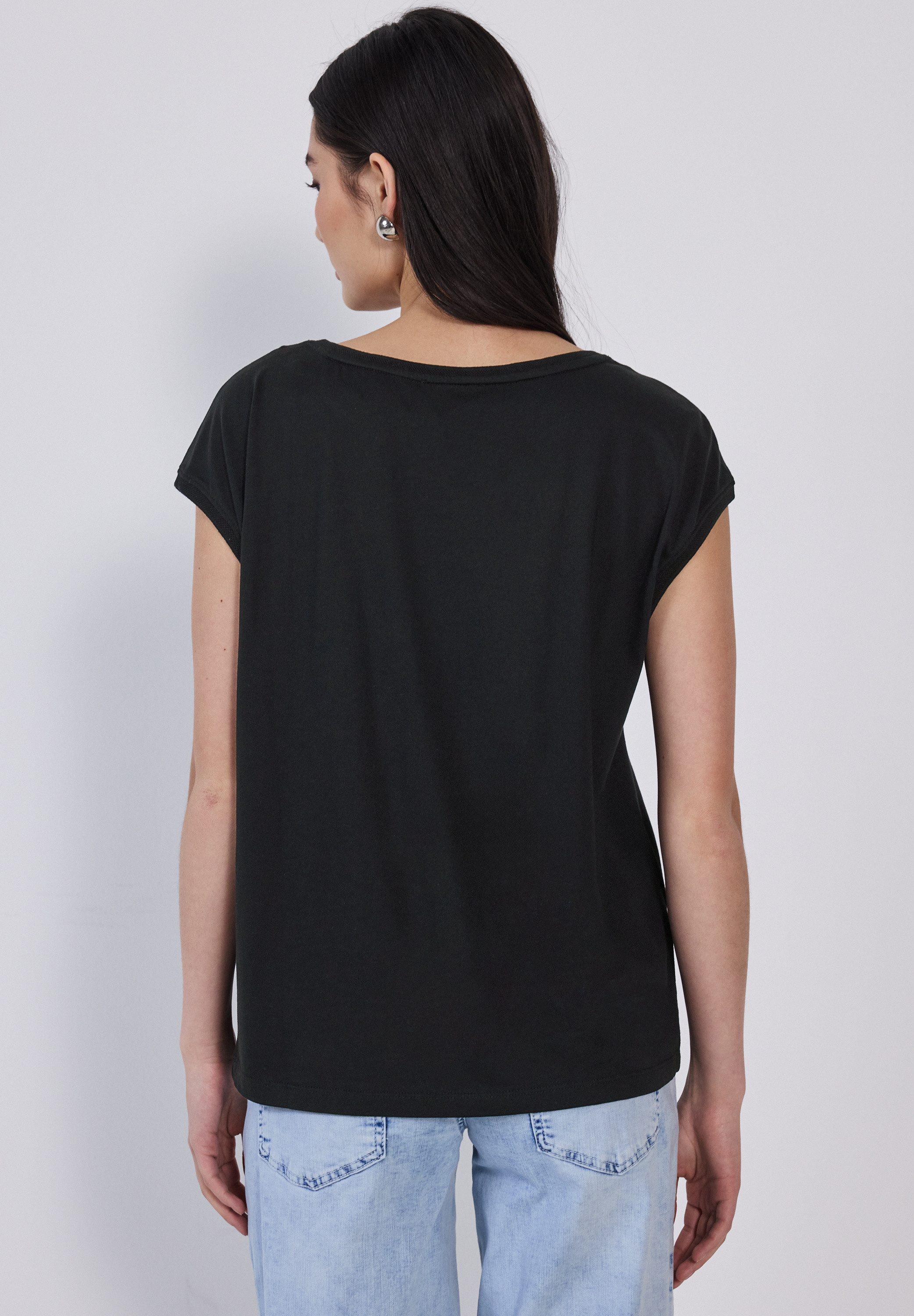 STREET ONE STUDIO T-Shirt, mit U-Boot-Ausschnitt günstig online kaufen