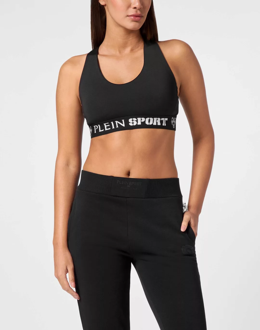 PLEIN SPORT Lauftop "Sport Top Cropped Top" günstig online kaufen