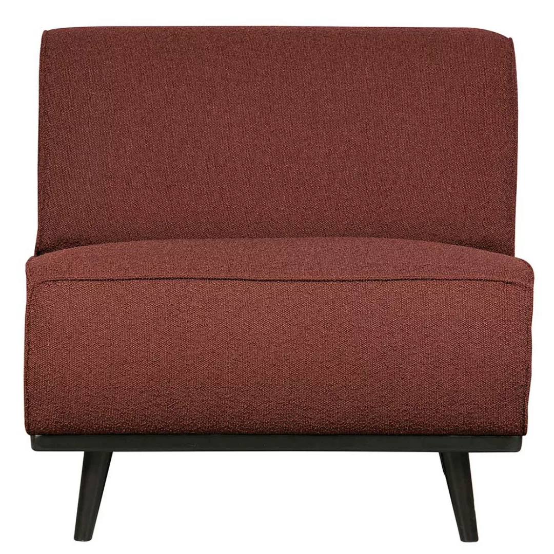 1-Sitzer Element Modulsofa in Kastanienfarben Boucle Stoff günstig online kaufen