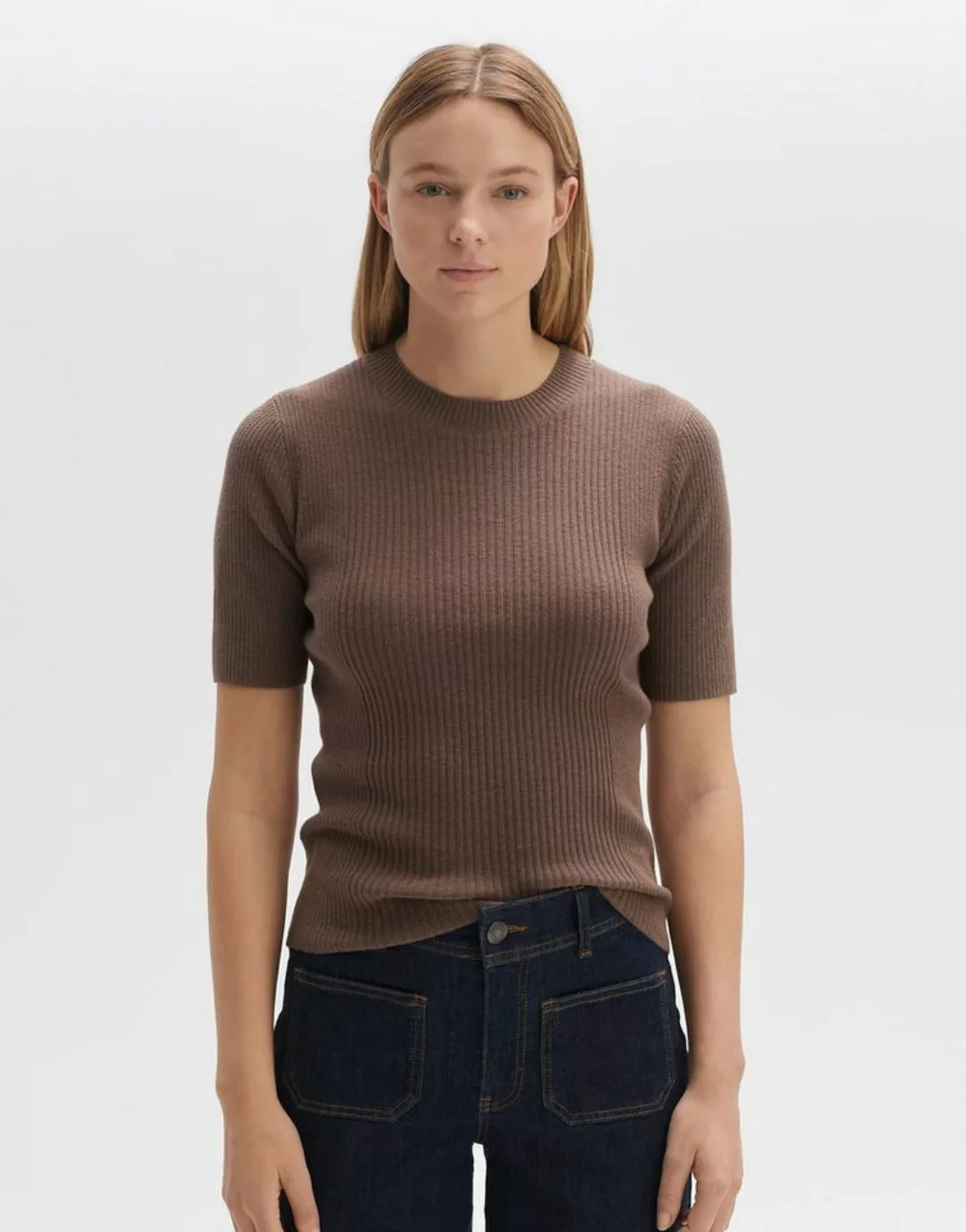 OPUS Strickpullover Prika schmale Passform Strick günstig online kaufen