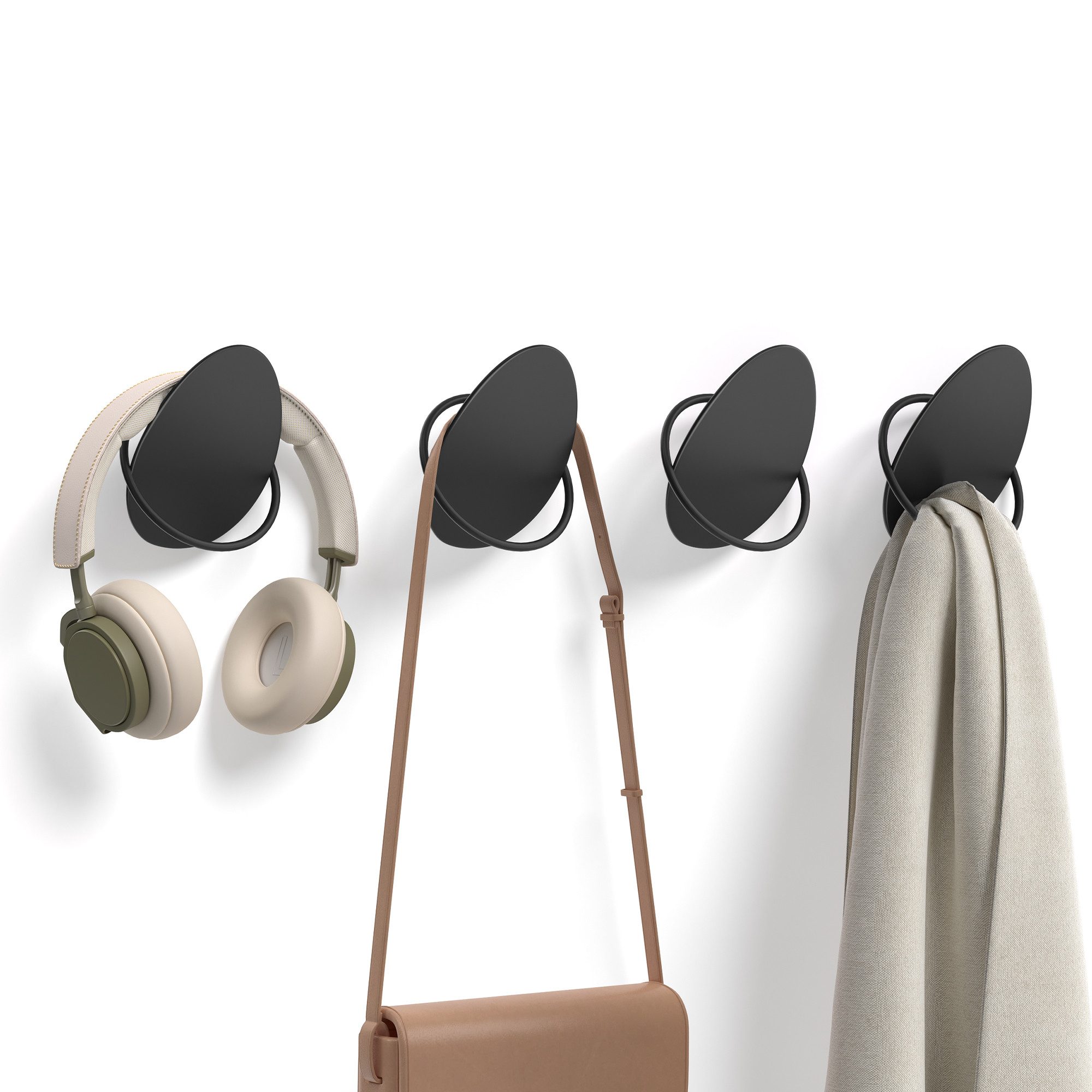VASAGLE Garderobenpaneel, 4er Set, Kleiderhaken, Wand, günstig online kaufen
