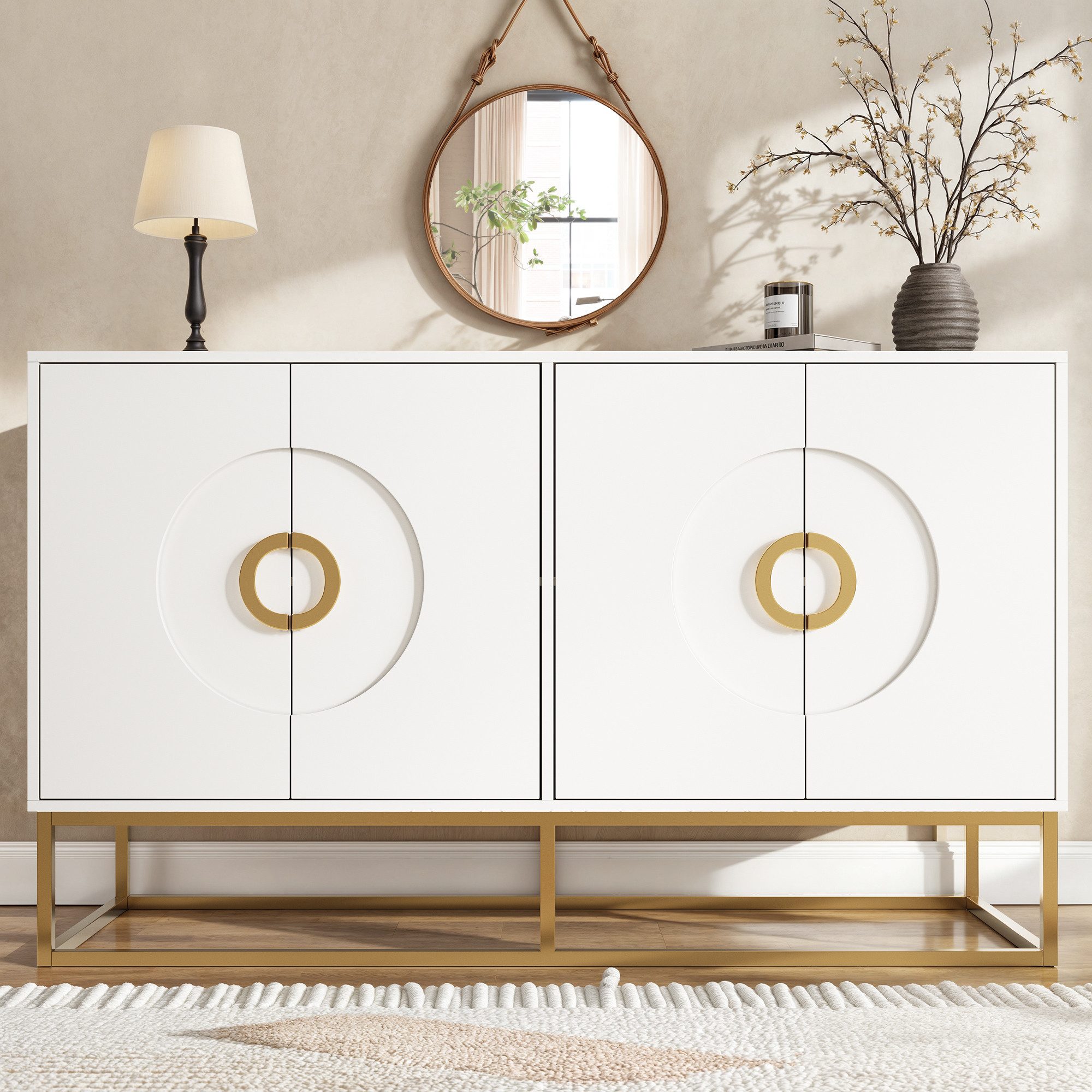 HAUSS SPOLE Sideboard Schrank mit 4 günstig online kaufen
