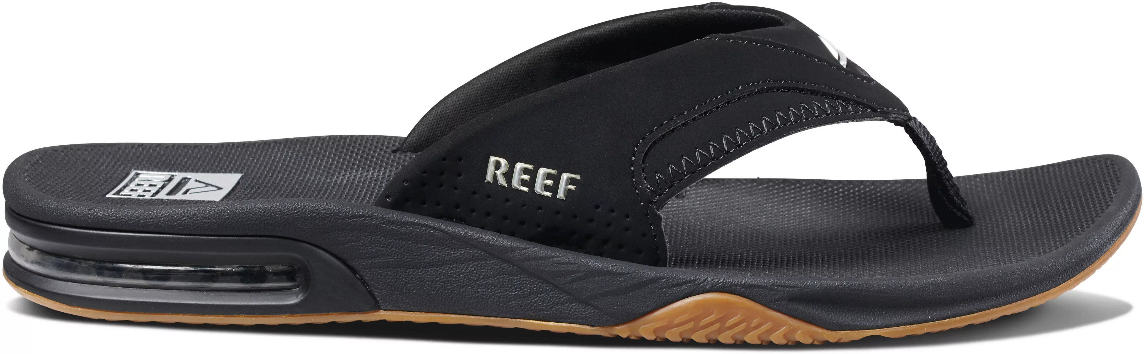 Reef Fanning Flip-flops EU 48 Black / Silver günstig online kaufen