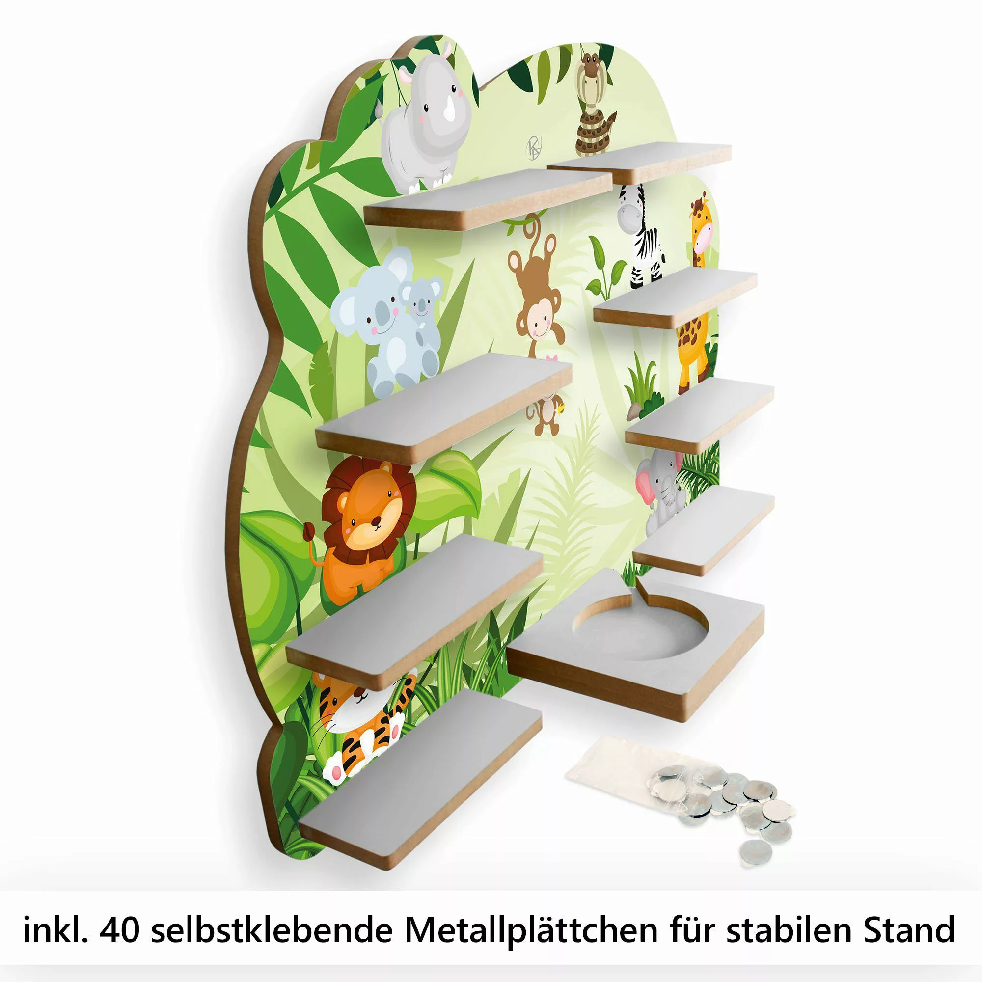 Kreative Feder Wandregal MUSIKBOX-REGAL Dschungel, für günstig online kaufen