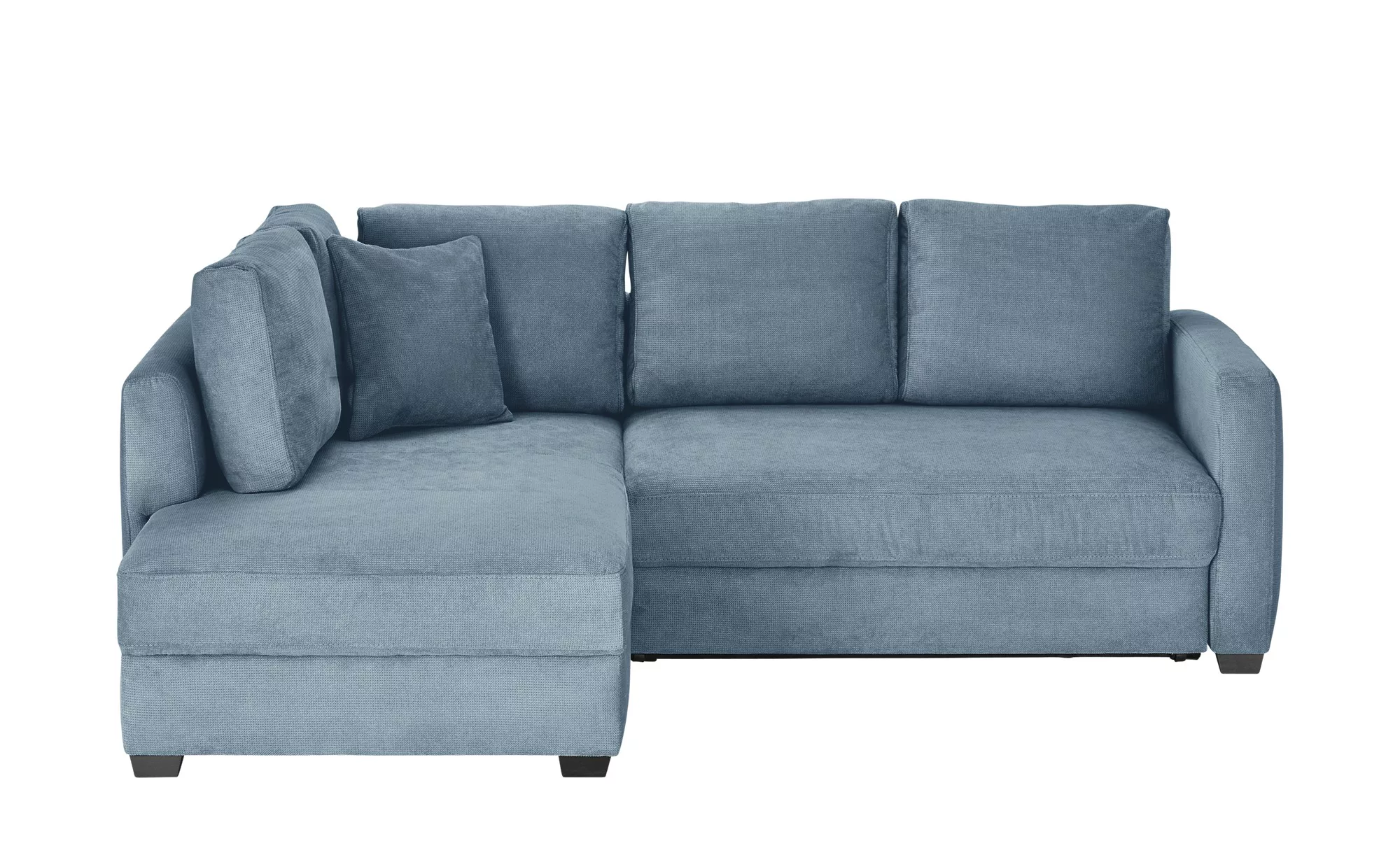 bobb Ecksofa mit Boxspringpolsterung  Lisa de Luxe ¦ blau ¦ Maße (cm): B: 2 günstig online kaufen