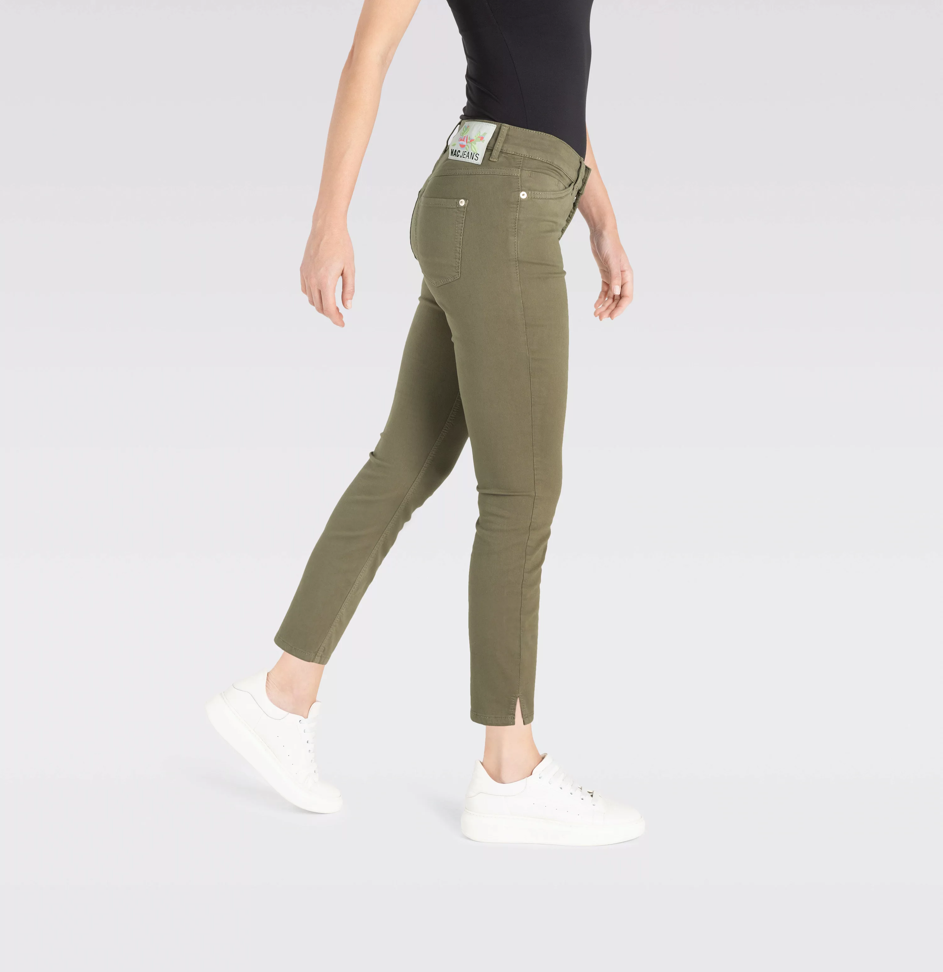 MAC 7/8-Jeans Dream Summer verkürzt mit Schlitz am Saum günstig online kaufen