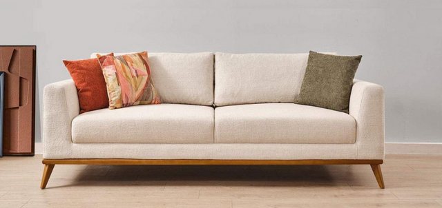 Xlmoebel Sofa Elegantes Sofa mit 3 Sitzplätzen - Moderne Möbel für das Wohn günstig online kaufen