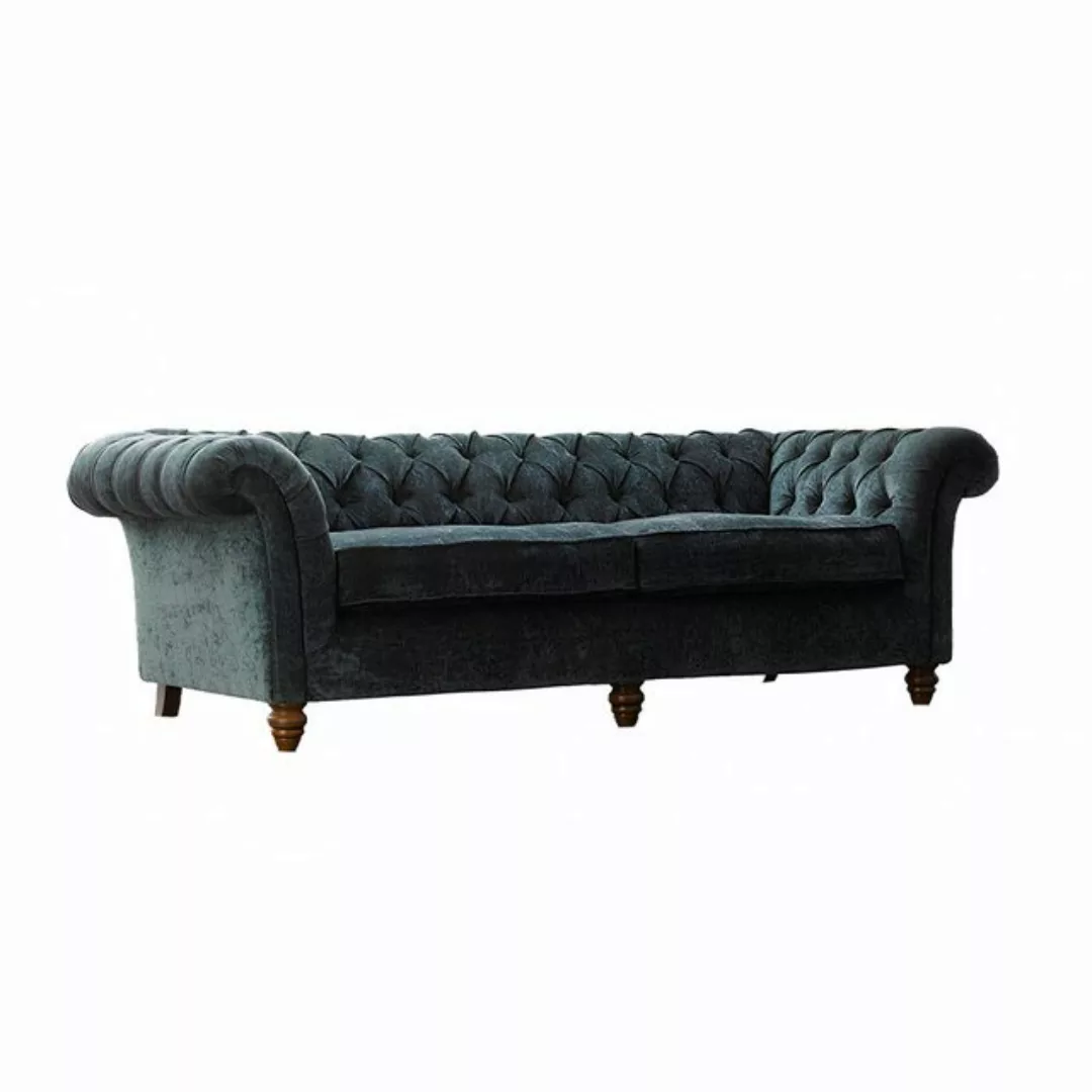 Xlmoebel Sofa Luxuriöses Textil-Sofa Set im Chesterfield-Design aus Leder-C günstig online kaufen