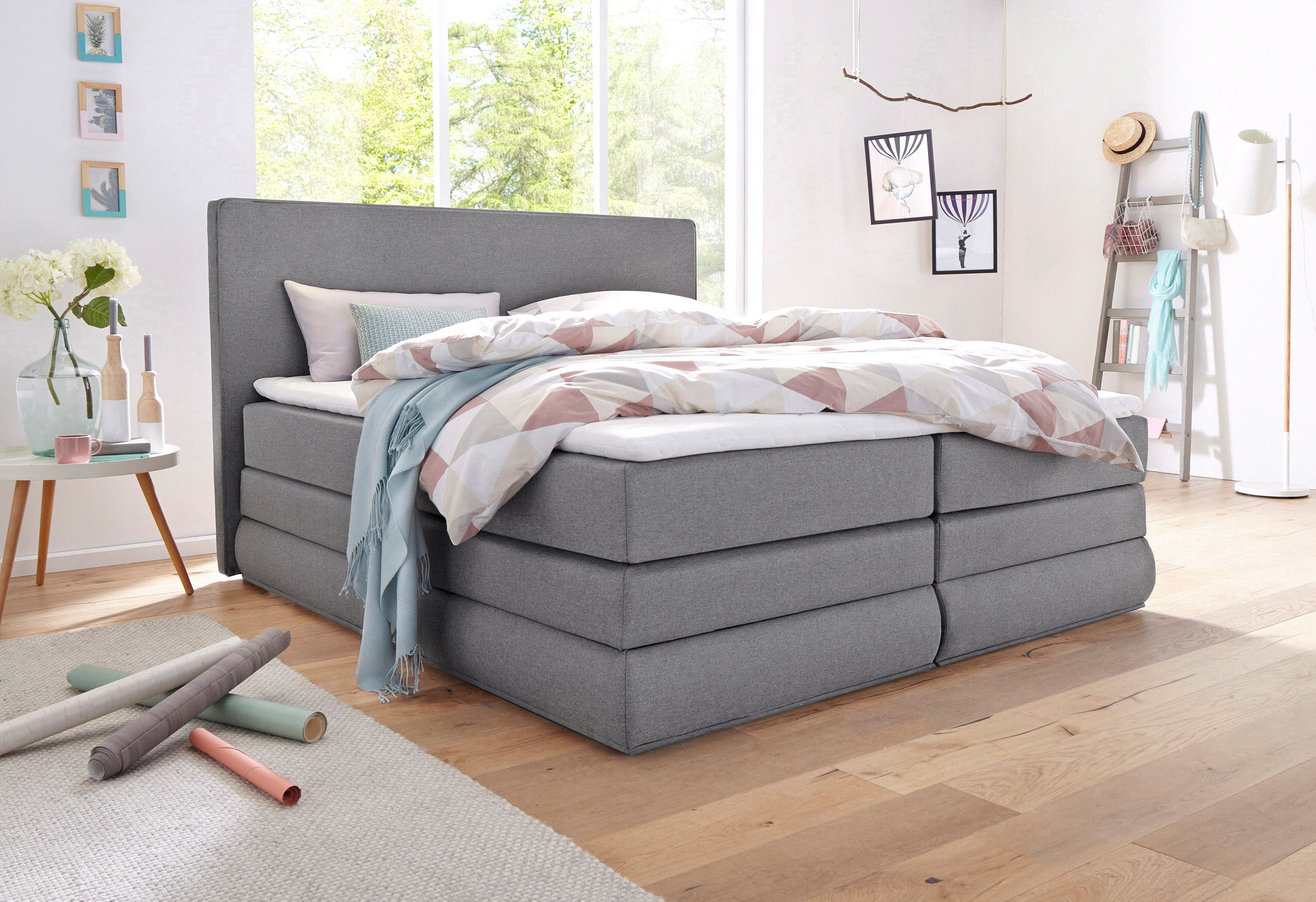 COLLECTION AB Boxspringbett "Ninoni", inkl. Bettkasten, Topper und wahlweis günstig online kaufen