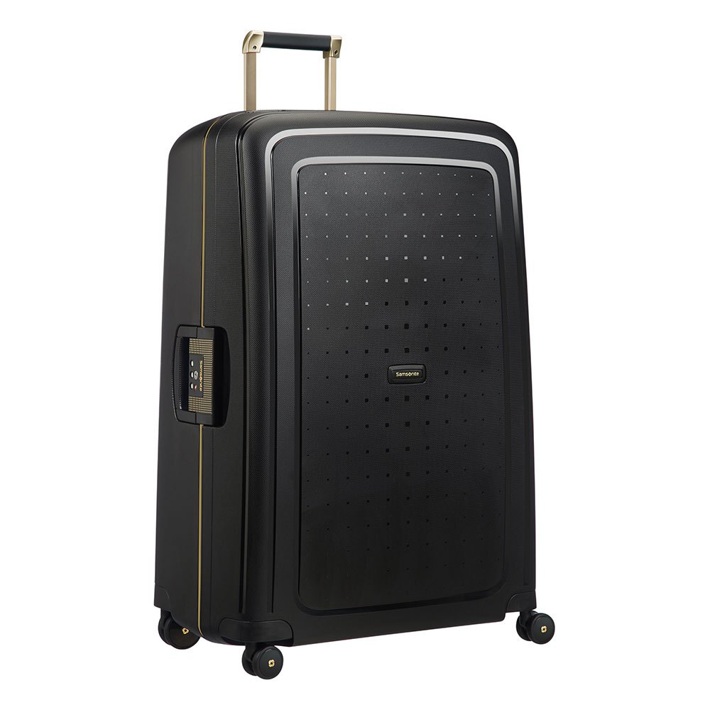 Samsonite S´cure Dlx Spinner 81/30 138l Trolley One Size Black/Gold Delusci günstig online kaufen