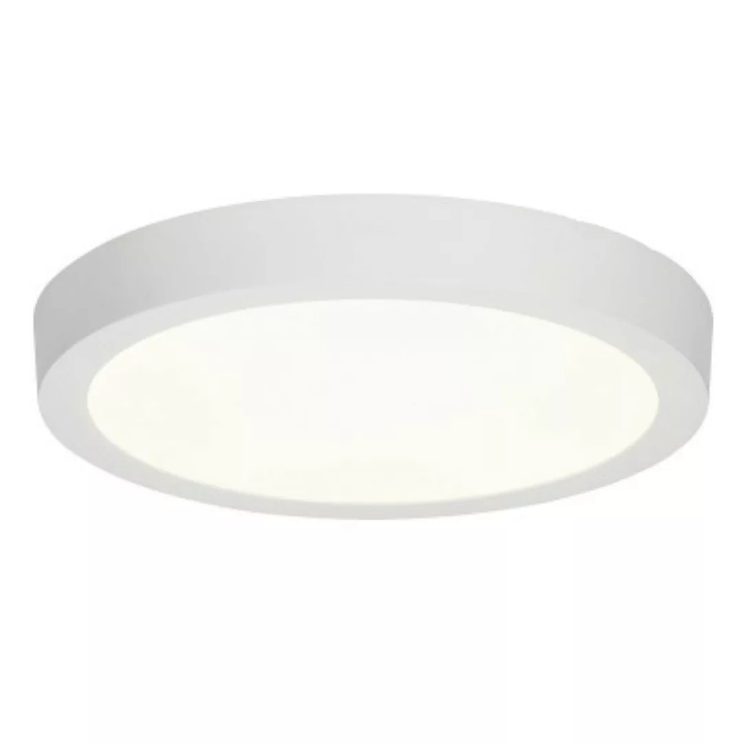 BRILLIANT KATALINA LED Aufbauleuchte Ø 29,5 cm Metall / Kunststoff Weiß günstig online kaufen