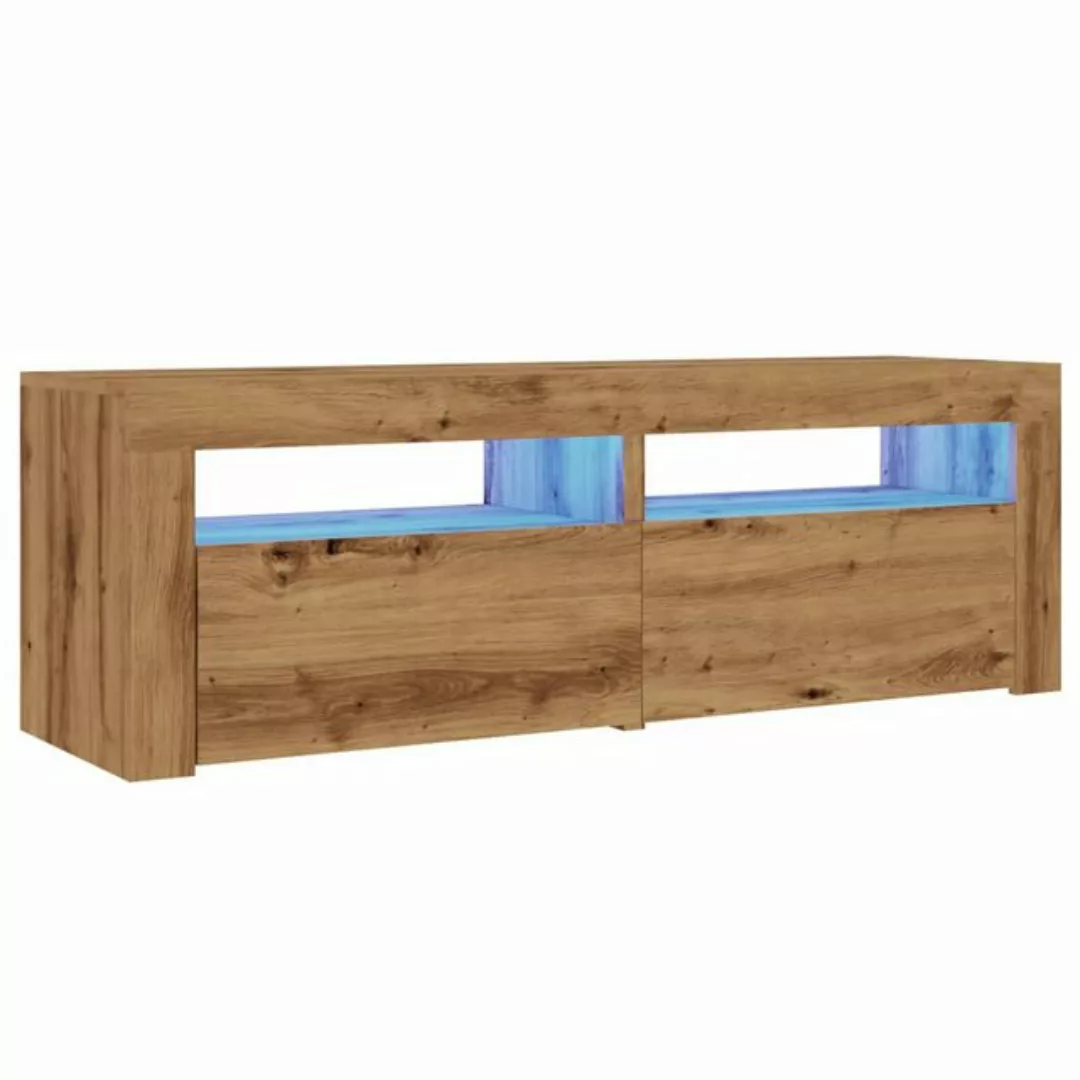 vidaXL TV-Schrank TV-Schrank mit LED Artisan-Eiche 120x35x40 cm Holzwerksto günstig online kaufen